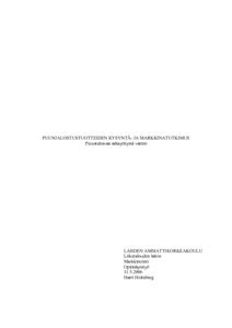 Vehnä Lesien ja Puunjalostustuotteiden Laatu- ja Kestävyysstandardissa!